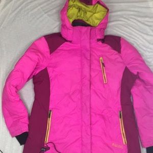 Bright Down Filled coat. Canadian winter approved!